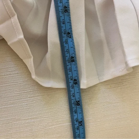 Proenza Schouler Dress - Women’s 4 White - Pleats Midi Faux Leather - Picture 8 of 11